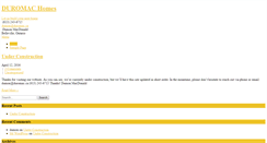 Desktop Screenshot of duromachomes.com