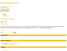 Tablet Screenshot of duromachomes.com